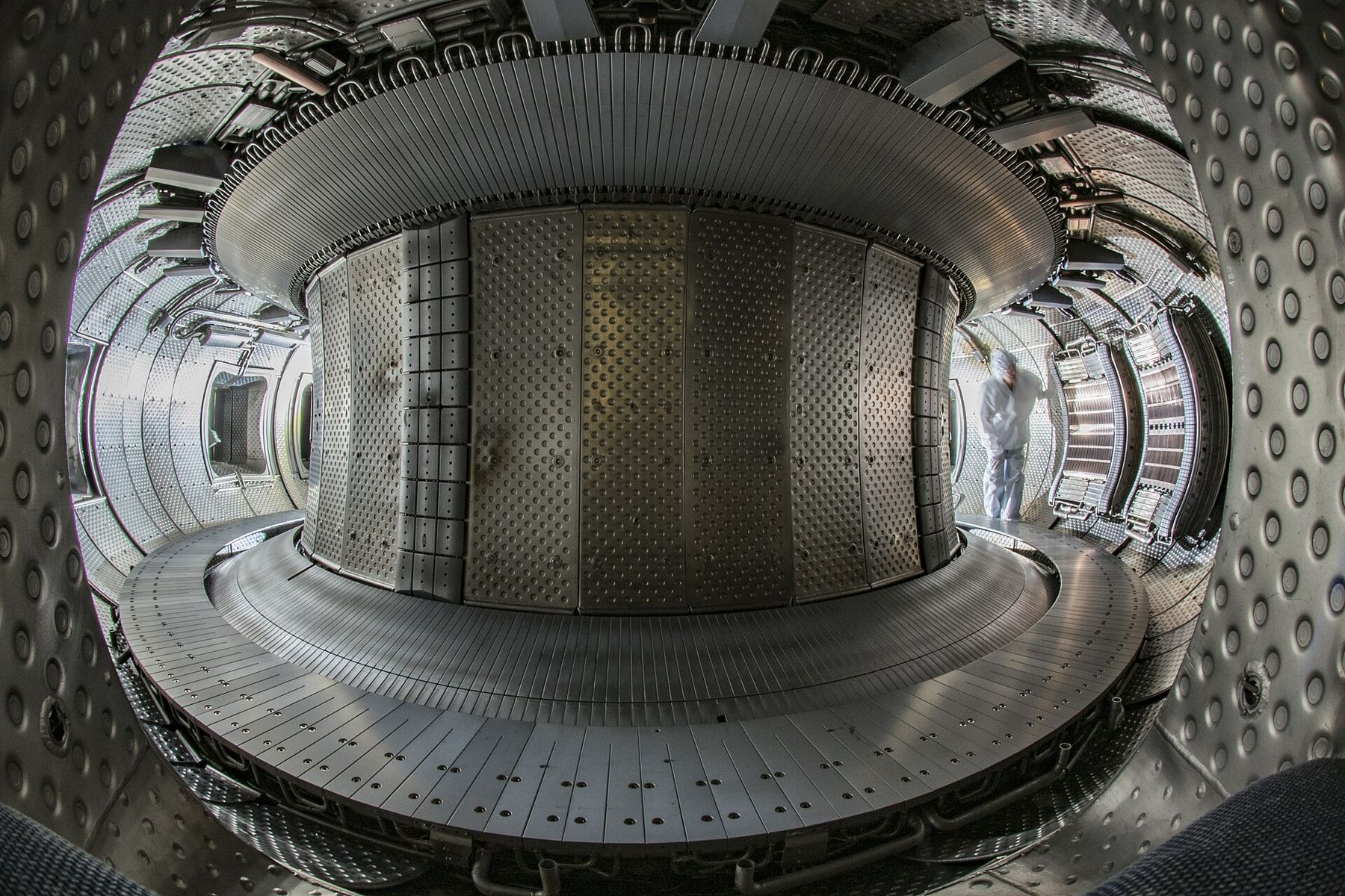 Interior of the WEST tokamak